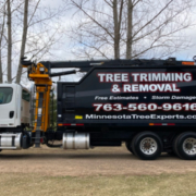 MN-Tree-Experts-Blog-Image1 parked MN Tree Experts truck - Minnesota Tree Experts Tree Trimming, Removal and Disease Care